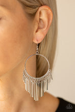 Load image into Gallery viewer, SOL Food - Silver - Earrings - Paparazzi Accessories - All That Sparkles XOXO