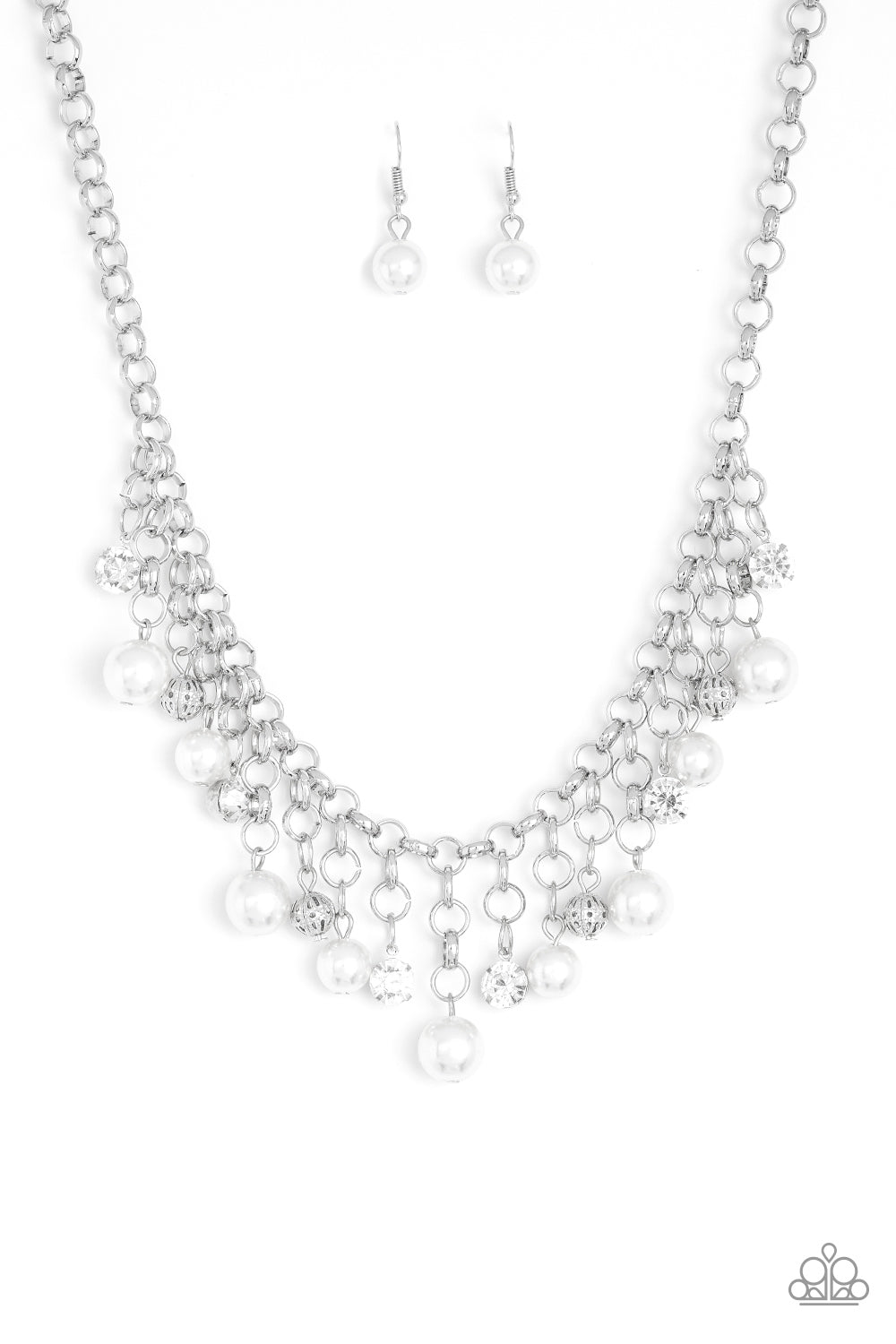 Spellbinding Sparkle - White Necklace - Paparazzi Accessories – Five Dollar  Jewelry Shop