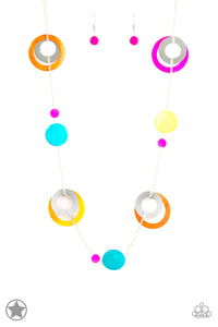 Kaleidoscopically Captivating - Colorful Ring Necklace  - Paparazzi Accessories - All That Sparkles Xoxo 
