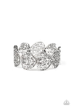 Load image into Gallery viewer, Keep Love In Your Heart - Silver Filigree Heart Stretchy Bracelet - Paparazzi Accessories
