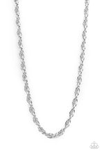 Load image into Gallery viewer, Extra Entrepreneur - Silver Urban Men&#39;s Necklace - Paparazzi Accessories